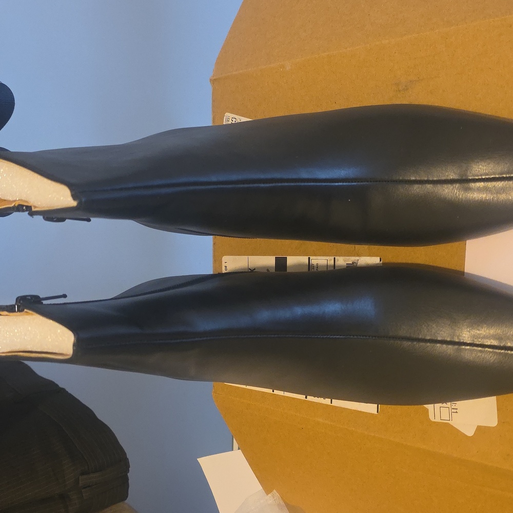 True & Co. Black Heeled Boots